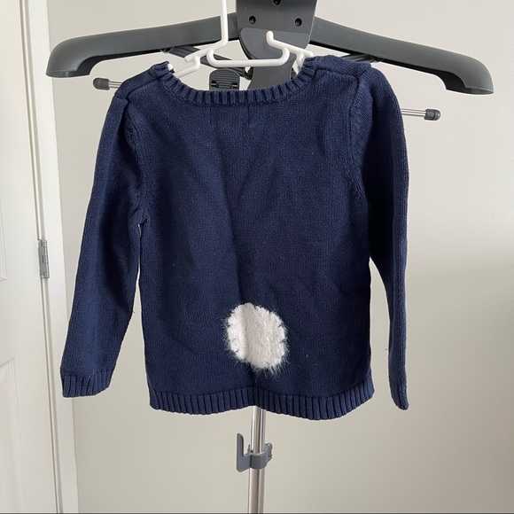 🐰 EEUC OLD NAVY 3T GIRL SWEATER CUTE BUNNY RABBIT 🐰 - Picture 2 of 3